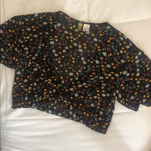 Tied front crop top